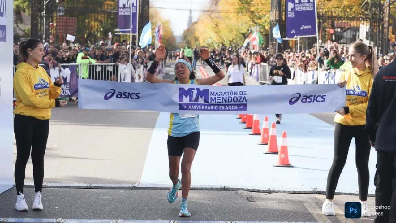 Adela Barrios ganadora de la Maratón Internacional