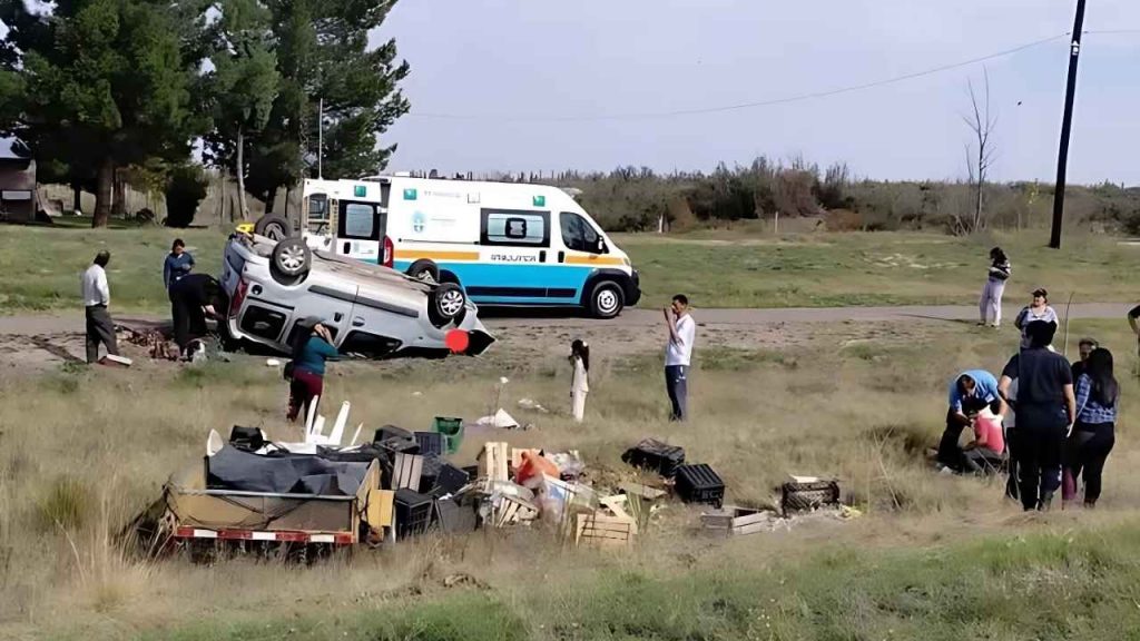 Volcó un vehículo en Bowen