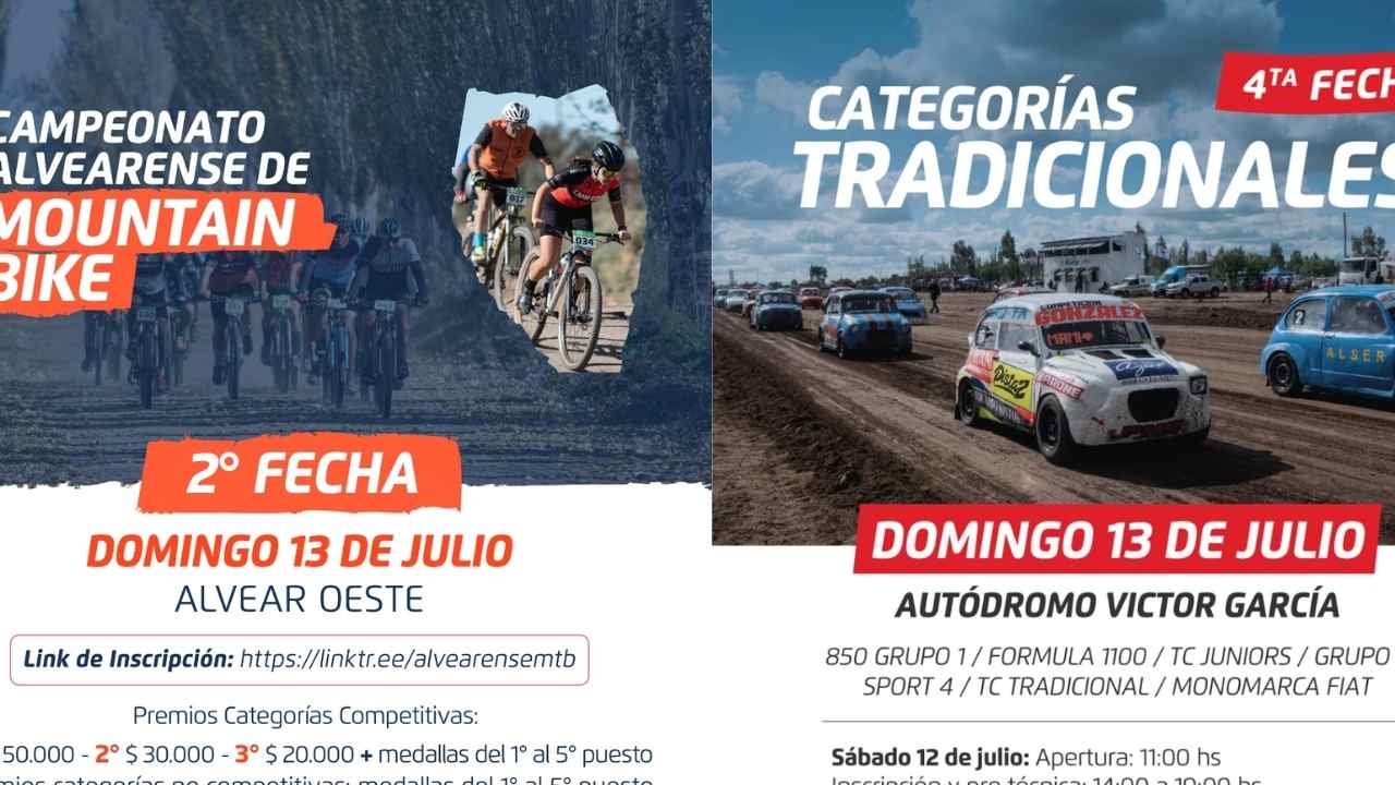 Dos grandes eventos para disfrutar el domingo 13 de julio