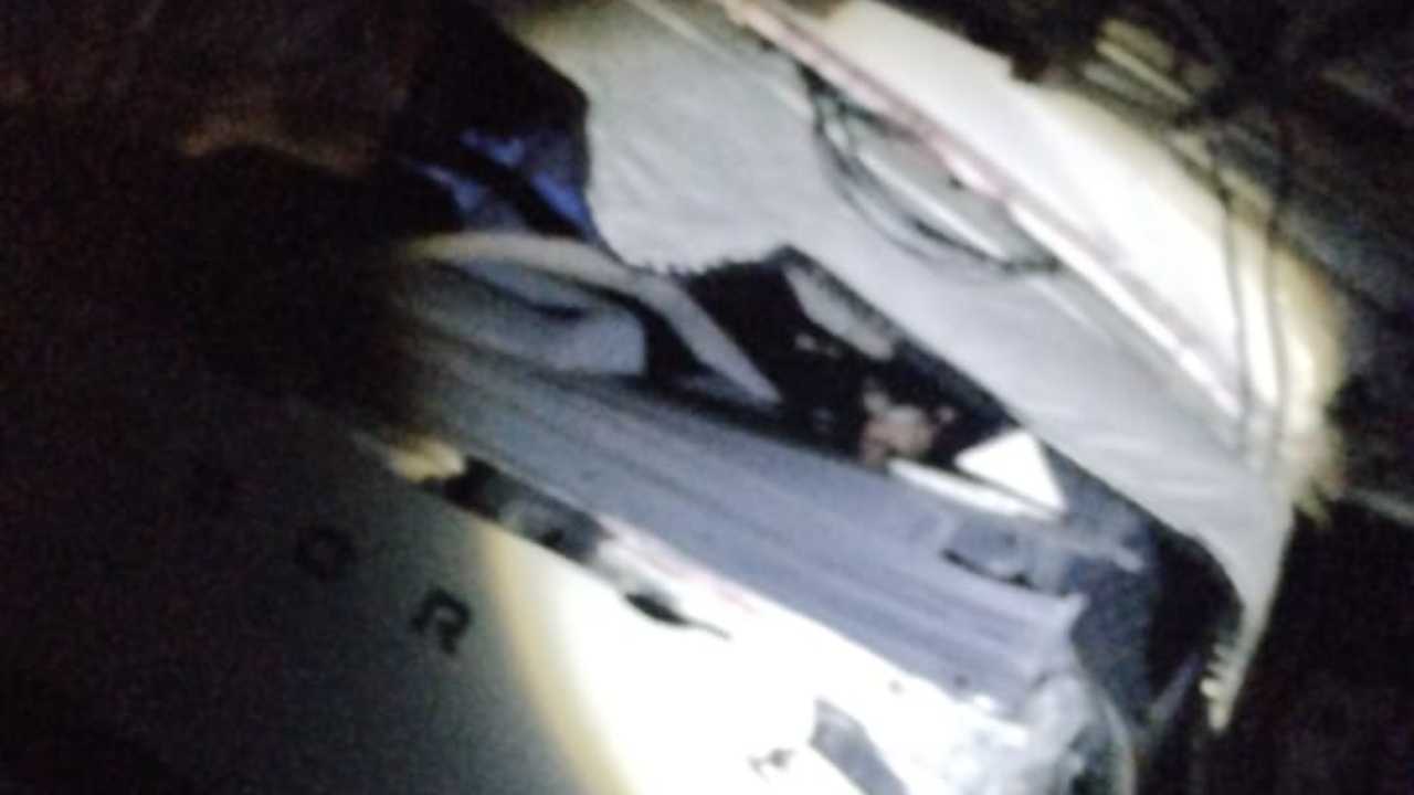 Choque de dos camiones en Ruta 188