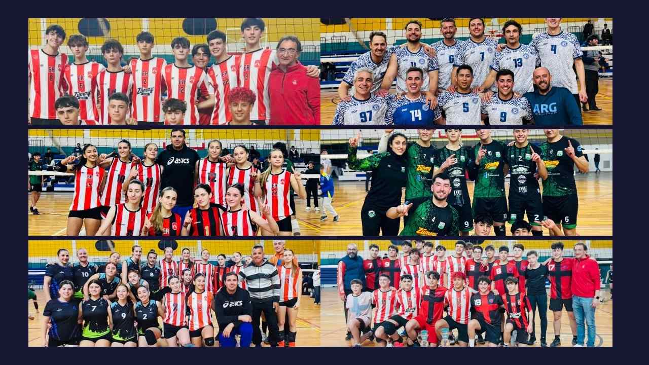 La Liga Municipal de Vóley cerró su primera etapa