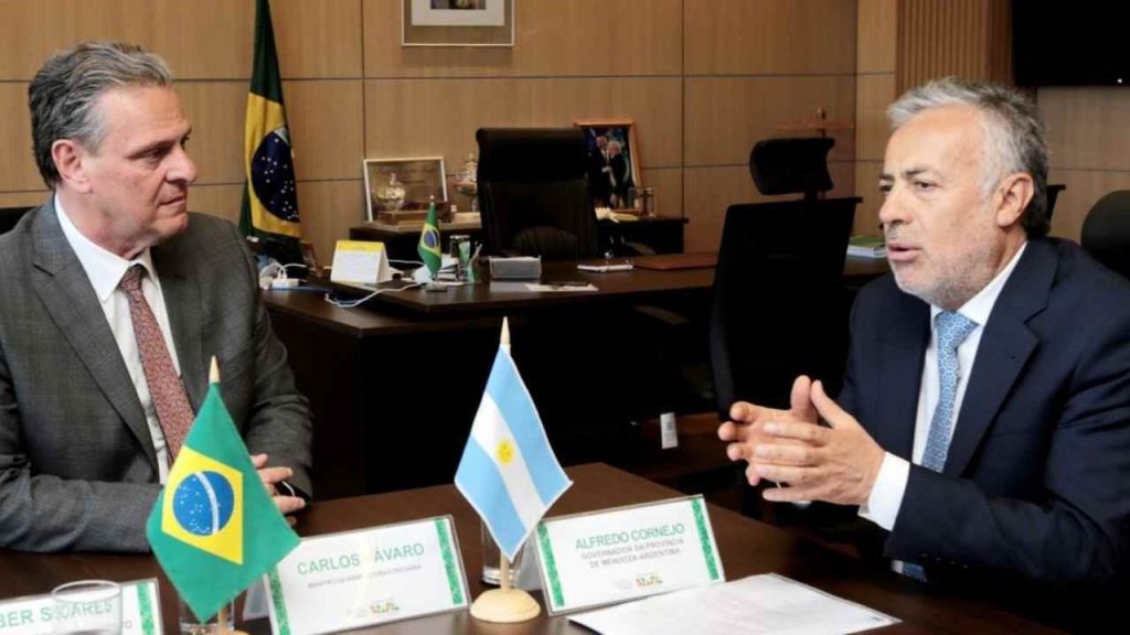 Mendoza y brasil Agricultura y Mineria