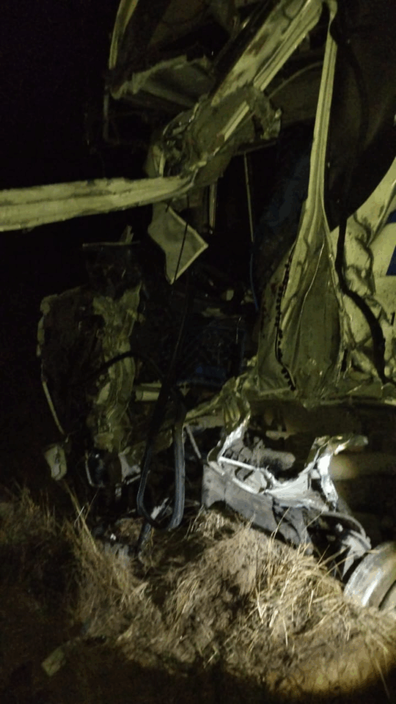 Choque de dos camiones en Ruta 188