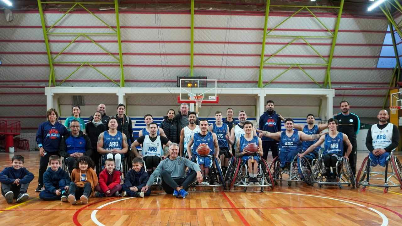 Selección Argentina de Básquet Adaptado entrena en General Alvear