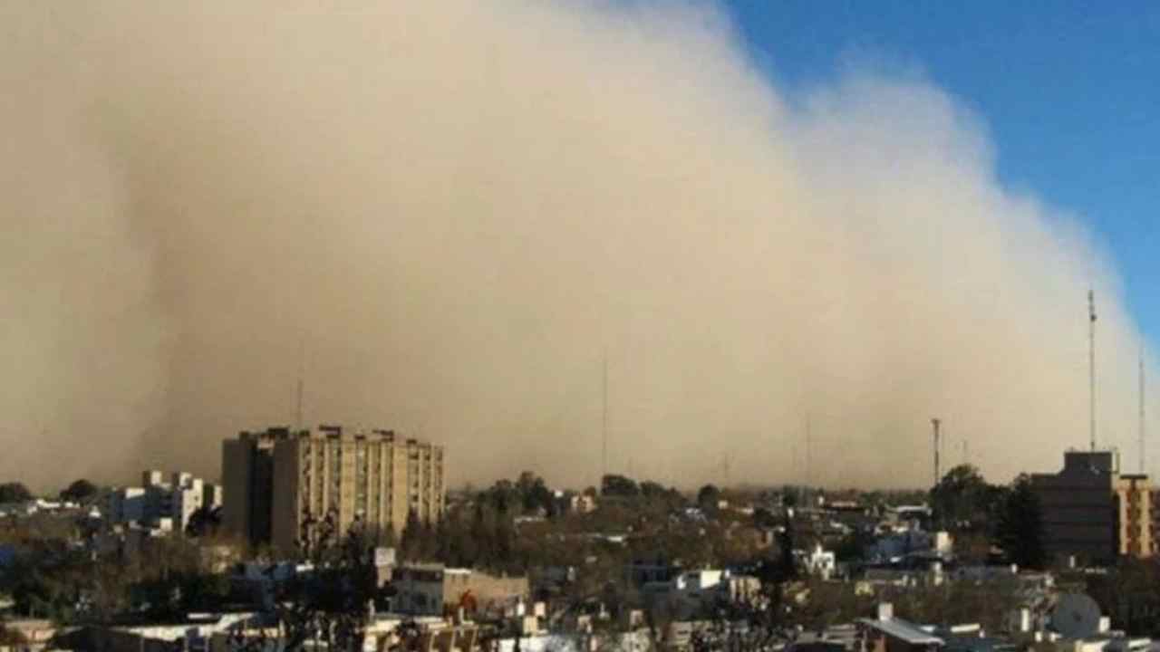 viento Zonda en Mendoza