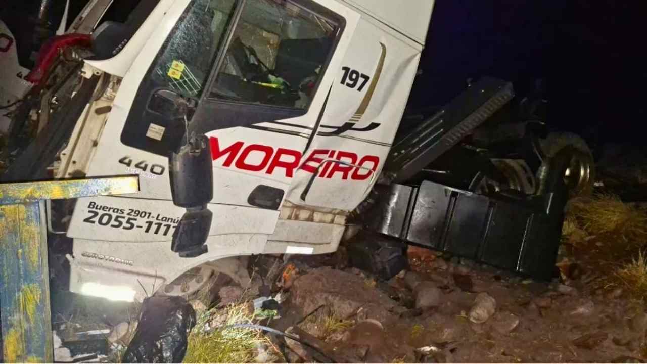 Accidente de Camión Corta Paso Fronterizo con Chile