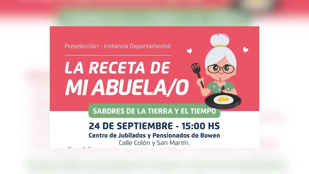certamen La Receta de mi Abuela