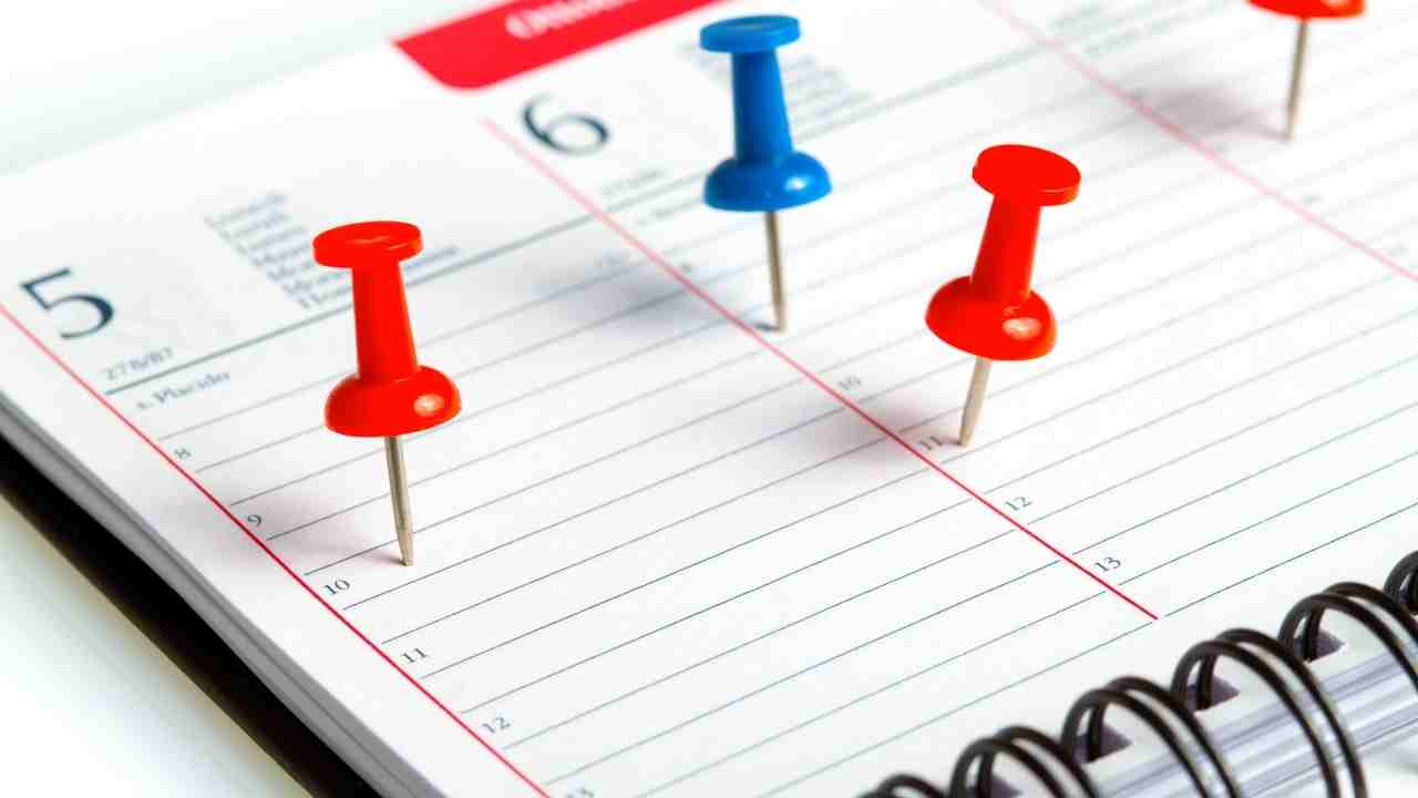 Agenda de actividades del Fin de semana