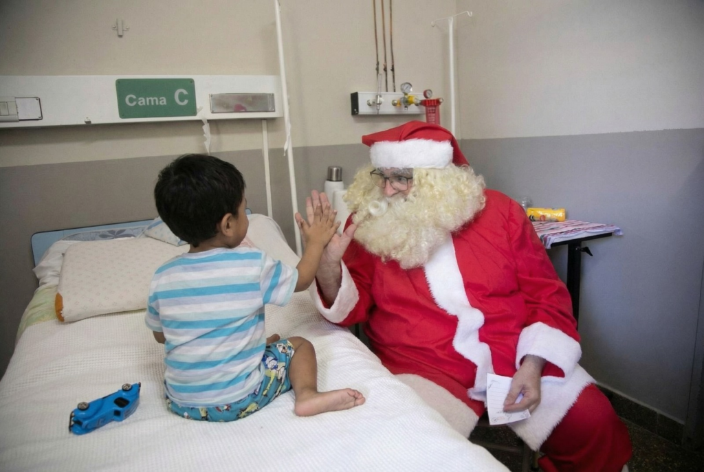 Papá Noel Hospital Enfermeros Argentinos