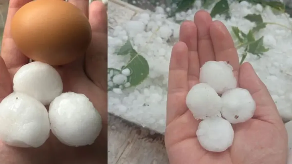 Tormenta de granizo San Rafael