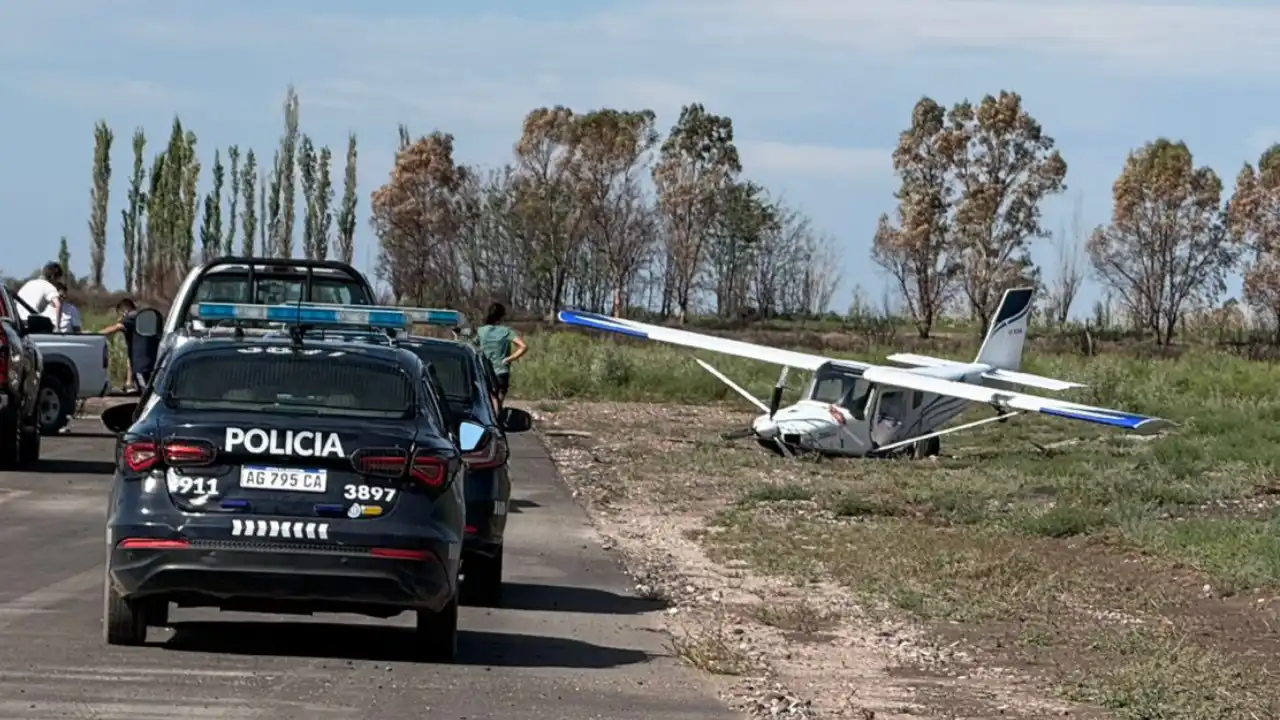 Accidente avioneta General Alvear