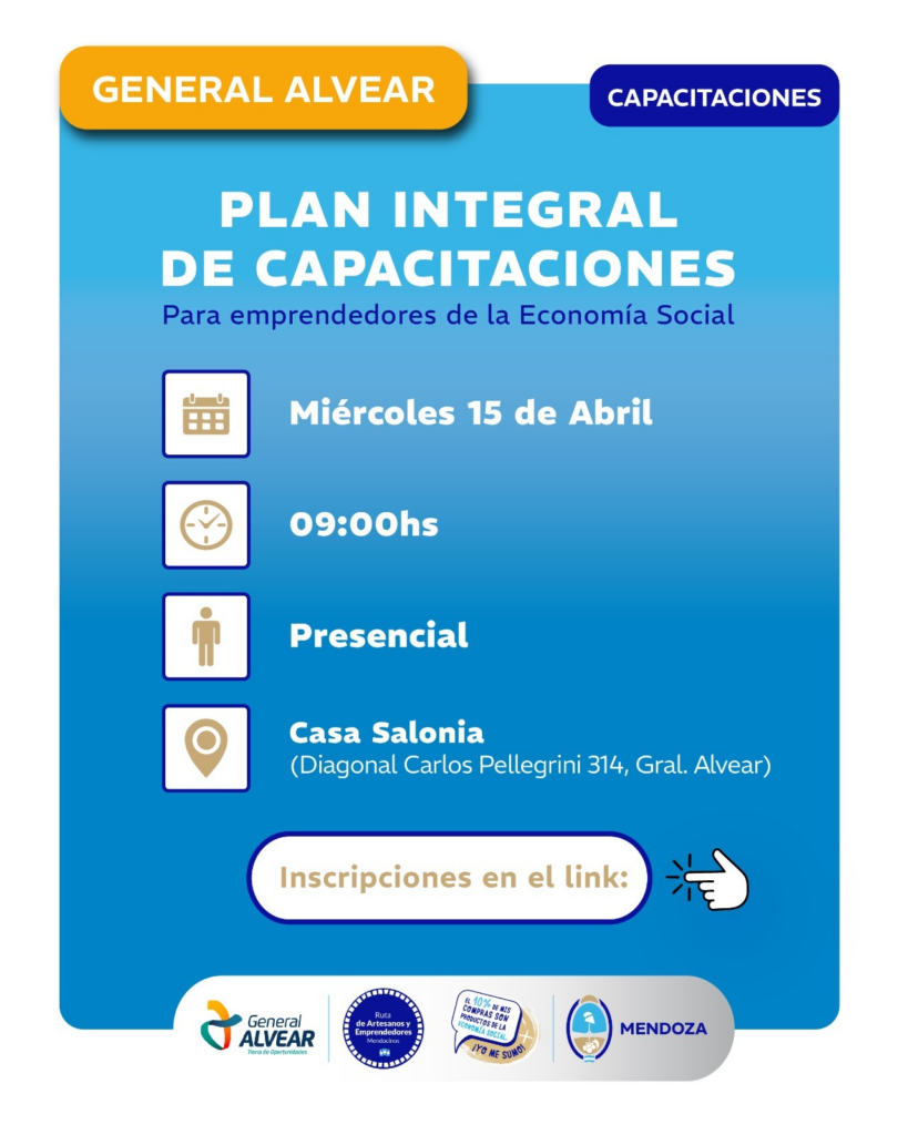 Capacitación para emprendedores General Alvea