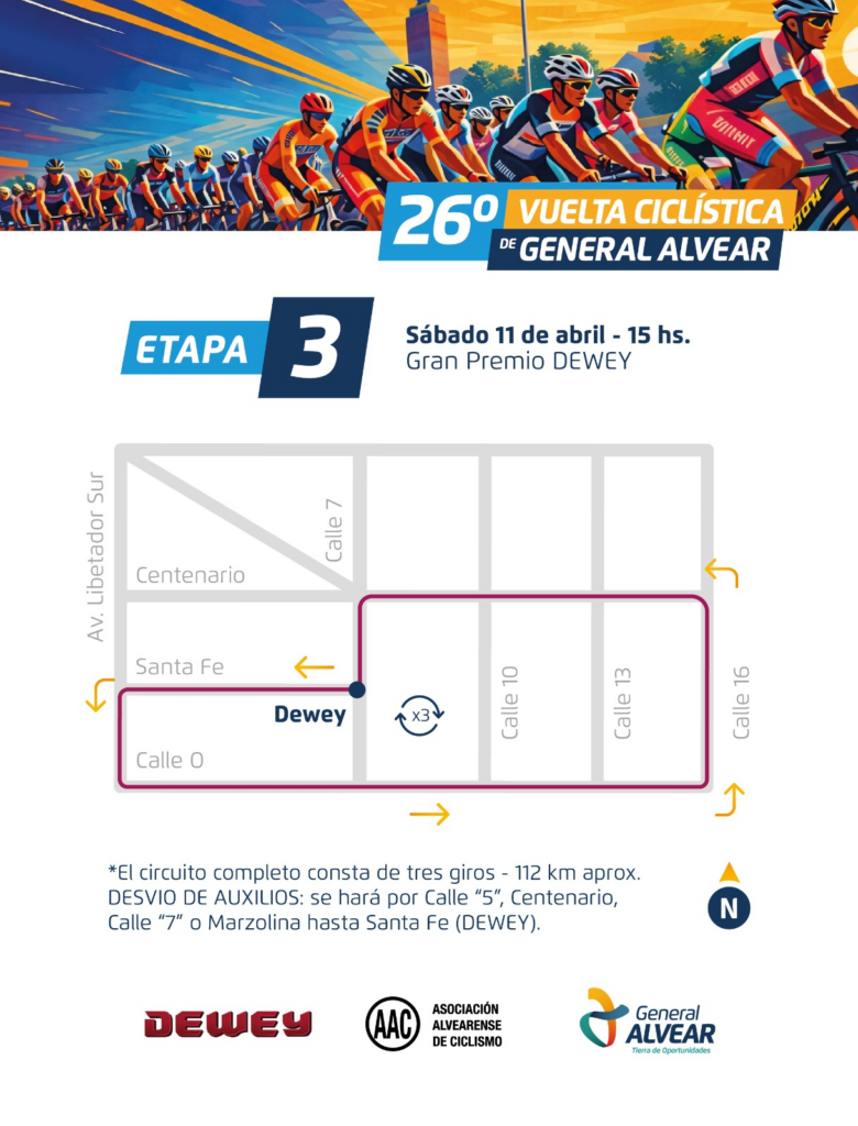 Resultados Etapa 2 Vuelta de Alvear 2026