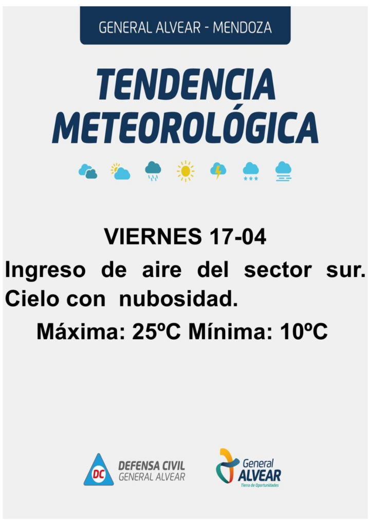 Ola de frío para General Alvear
