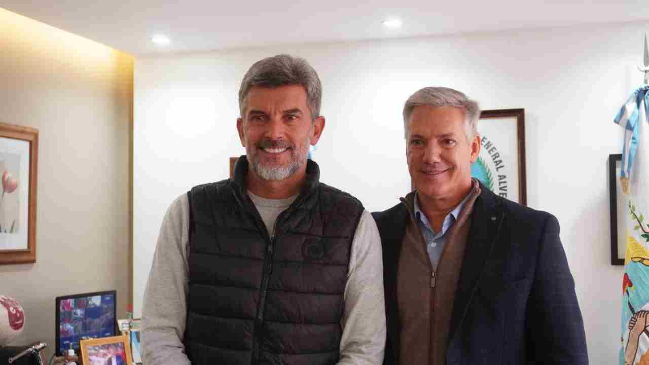 Molero recibió a Ulpiano Suarez en Alvear