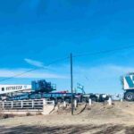 Traslado del transformador de 240 toneladas por General Alvear