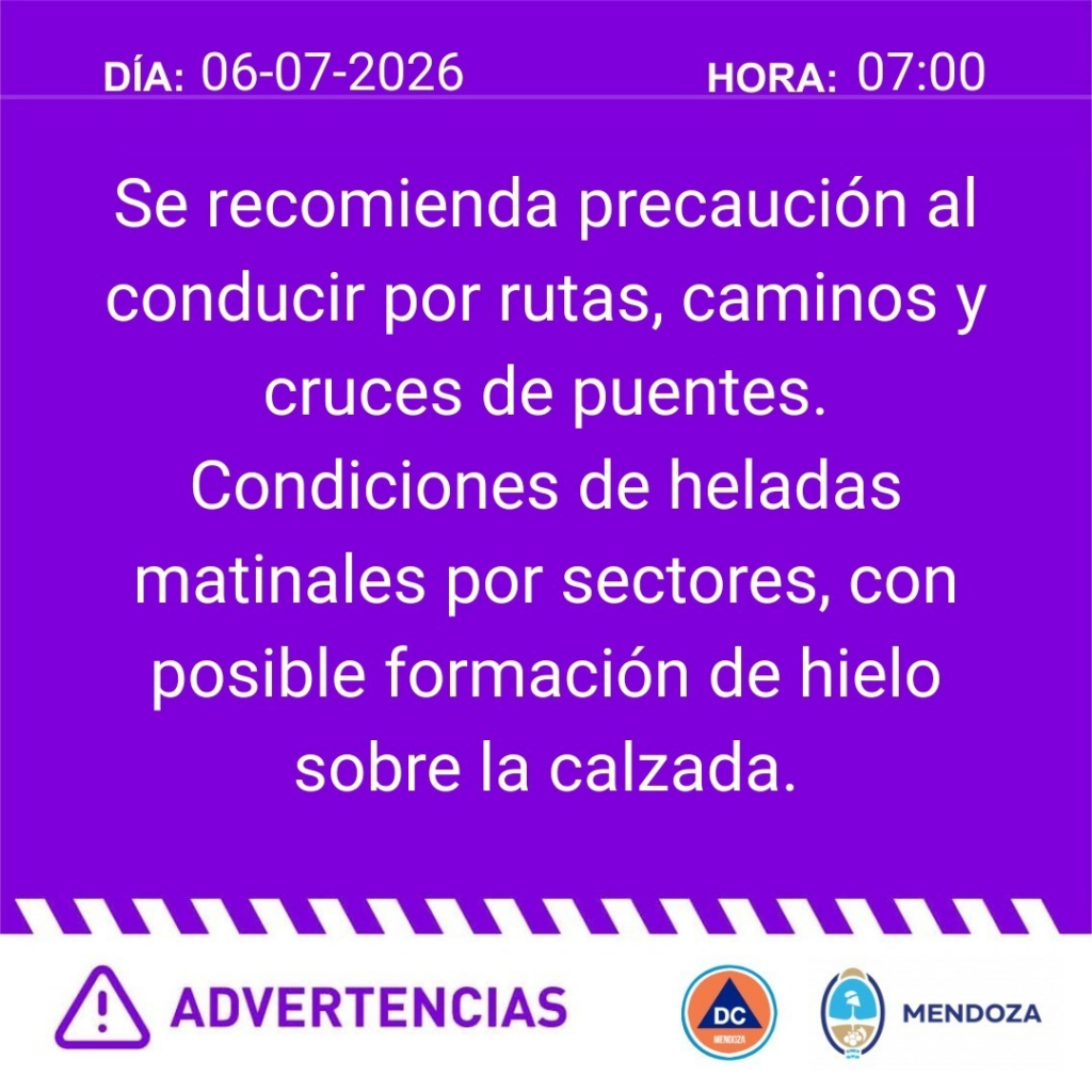 Heladas matutinas zonas agrícolas