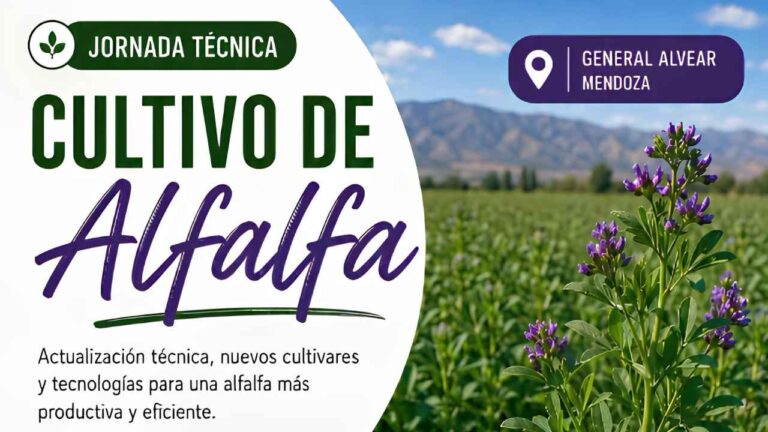Jornada de alfalfa en General Alvear