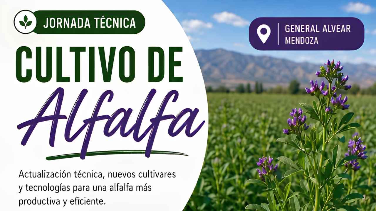 Jornada de alfalfa en General Alvear